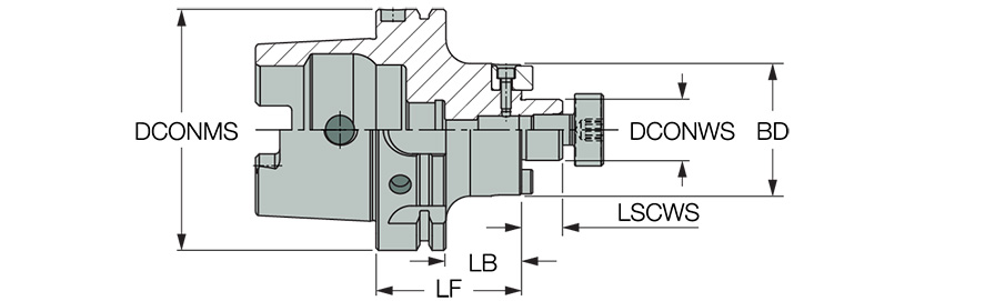 HSK A100 SEM3/4X3.000