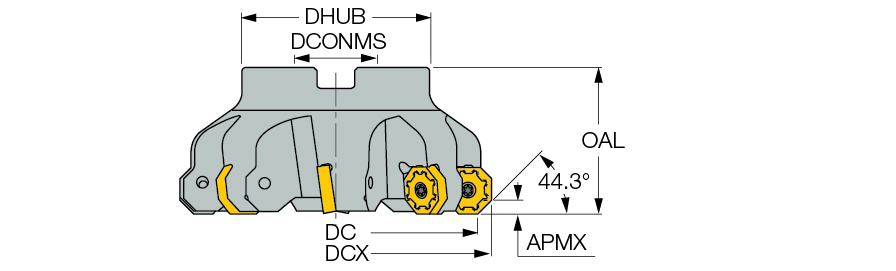 F45NM D2.5-05-1.00-R08