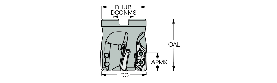 ‎HSM90S FAL-D2.0-2-.75-22