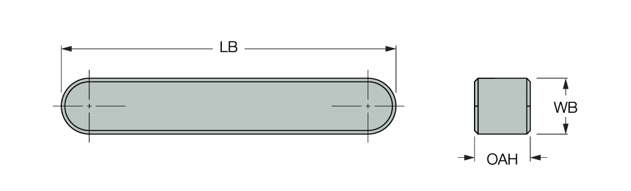 SQ KEY 5/16X5/16X1-1/2