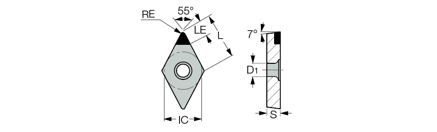 DCMT 11T308T IB55
