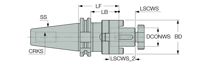 DIN69871 50 SEMC 16X 55