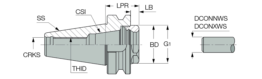 BT40 ER32 SHORT
