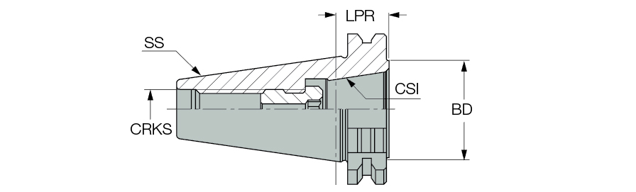 DIN69871 40 ER32 CLICK-IN