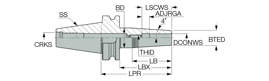 BT40 SRK 6X50