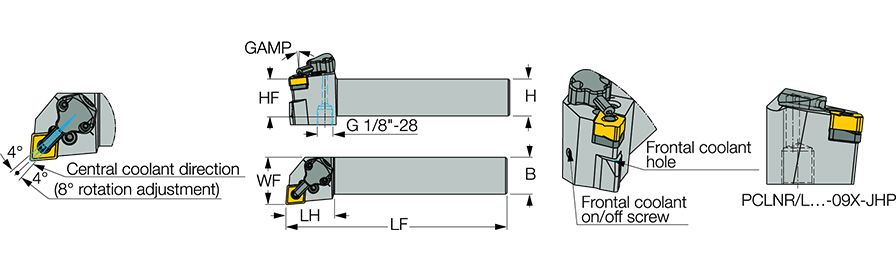 PCLNL 2525M-12X-JHP