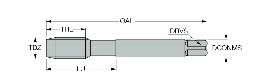 TPS UNC-9/16-12-M HE