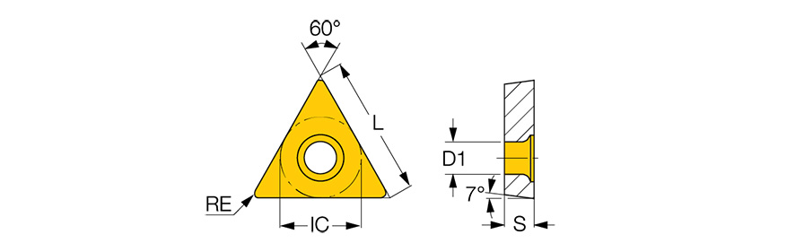 TCMT 16T308-M3P IC807